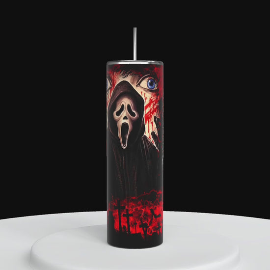 Asesino de GhostFace | Halloween | Vaso de 20 oz