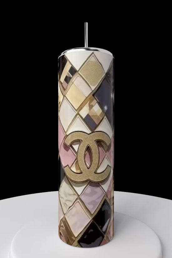 Chanel Geo 20oz Skinny Tumbler