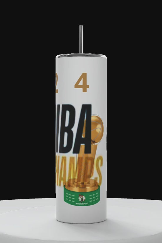 Boston Celtics 2024 Champs Custom 20oz Tumbler