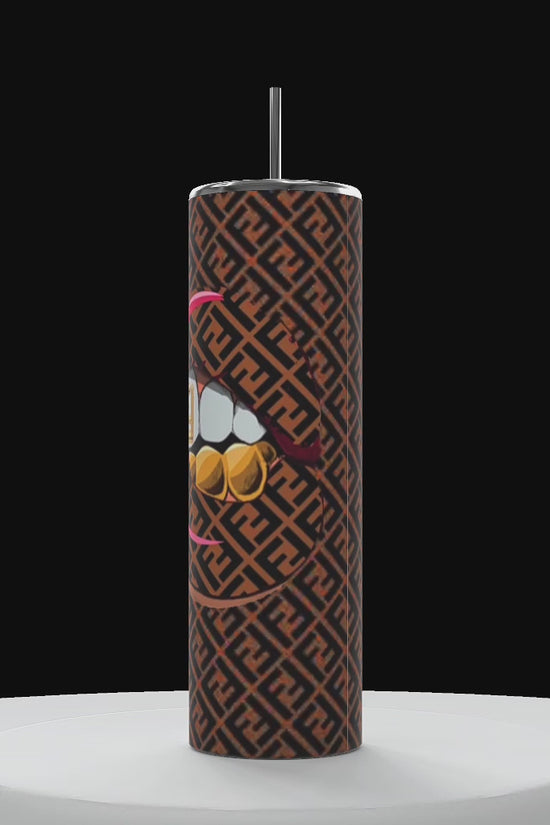 FENDI Lips 20oz Skinny Tumbler