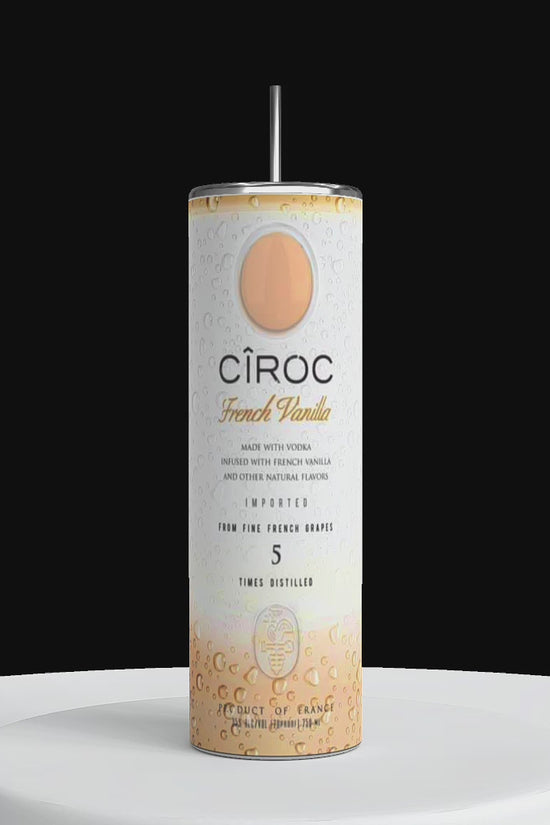Ciroc 20oz Tumbler with 3D Lid Topper