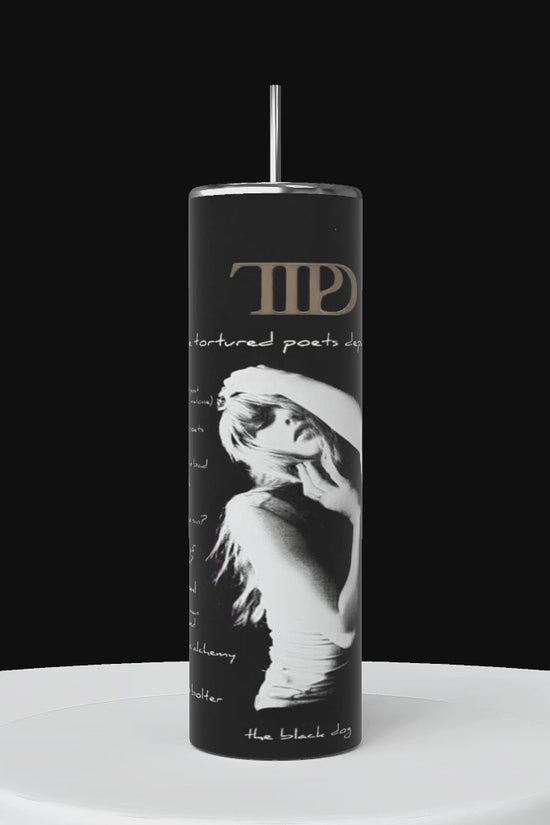 TTPD Black dogTaylor Swift SVG, DTF transfer, PNG, tumbler wrap | Template