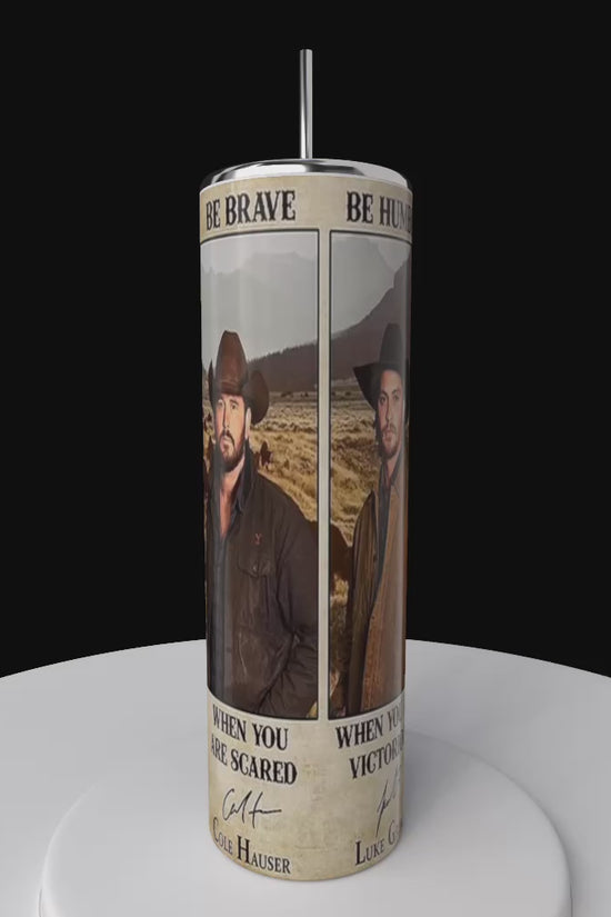 Yellowstone “Be” Collage 20oz Tumbler