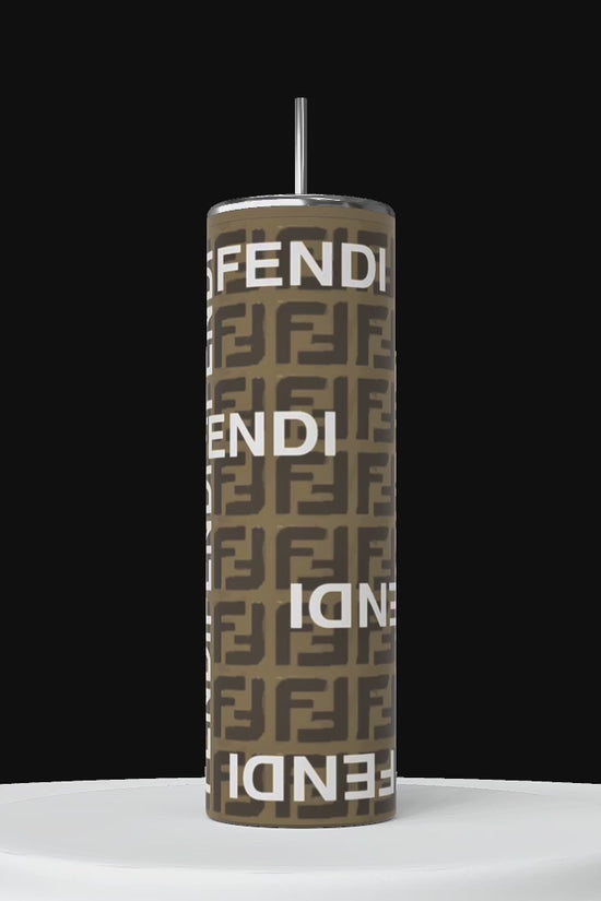 FENDI Brown 20oz Skinny Tumbler