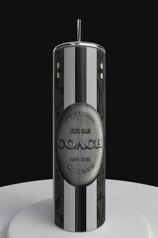 Coach Stripe 20oz Tumbler