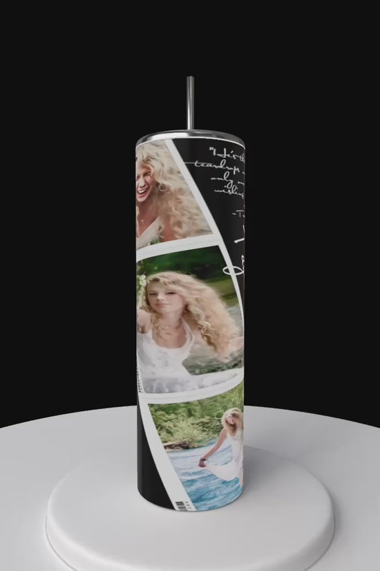 Debut Polaroid Taylor Swift 20oz Skinny Tumbler